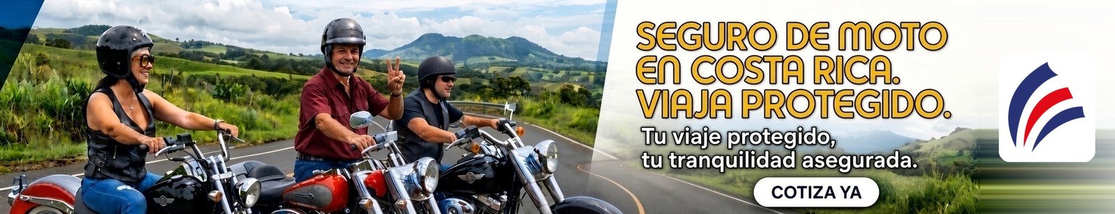 Seguro de Moto en Costa Rica — Guía Completa. Tu viaje protegido, tu tranquilidad asegurada. Cotizá con Ivonne Castro Asegura SUGESE 26-2305.